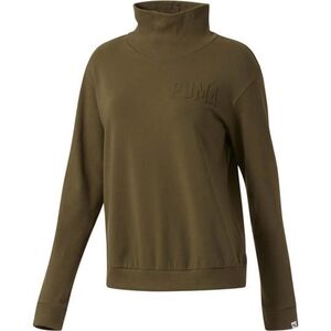 PUMA Olive Green Turtleneck Sweatshirt